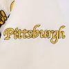 Pro Standard Womens NFL Pittsburgh Steelers Retro Classics Satin Jacket Eggshell/Black L