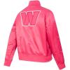 Pro Standard Womens NFL Tennessee Titans Classic Triple Pink Satin Jacket Beetroot Purple M