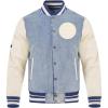Pro Standard Mens NFL Pittsburgh Steelers Varsity Blues Denim Jacket Denim/Linen 2XL
