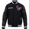 Pro Standard Mens NFL Retro Classics Varsity Jacket(Black)