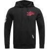 Pro Standard Mens NFL Souvenir Brushed Back French Terry Pull Over Hoodie(Black)