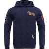 Pro Standard Mens NFL Souvenir Brushed Back French Terry Pull Over Hoodie(Blue)