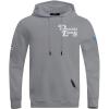 Pro Standard Mens NFL Souvenir Brushed Back French Terry Pull Over Hoodie(Grey)