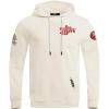 Pro Standard Mens NFL Souvenir Brushed Back French Terry Pull Over Hoodie(Off-white)
