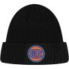 Pro Standard NBA New York Knicks Modern Originals Heavyweight Knit Beanie Unlined Cuffed Black Os
