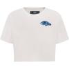 Pro Standard Womens NFL Baltimore Ravens Varsity Blues Short Sleeve Boxy Tee Linen S