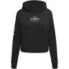 Pro Standard Womens NFL New York Jets Classic Chenille Cropped Pullover Hoodie Black 2XL