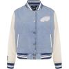 Pro Standard Womens NFL Philadelphia Eagles Varsity Blues Denim Jacket Denim/Linen XS