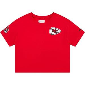 Pro Standard Big Girls NFL Kansas City Chiefs Classic Essentials Short Sleeve Boxy Tee Red S
