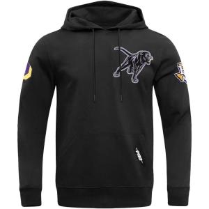 Pro Standard Mens College Prairie View A&M University Classic Chenille Pull Over Hoodie Black S