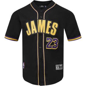Pro Standard NBA Mens Mens NBA Los Angeles Lakers Classic Player Mesh Down Top(Black)