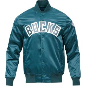 Pro Standard NBA mens Mens Nba Classic Satin Jacket(Forest Green)