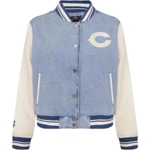 Pro Standard Womens NFL Chicago Bears Varsity Blues Denim Jacket Denim/Linen XS