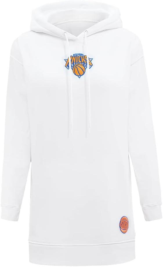 imageWomens NBA Classic Chenille Hoodie DressWhite