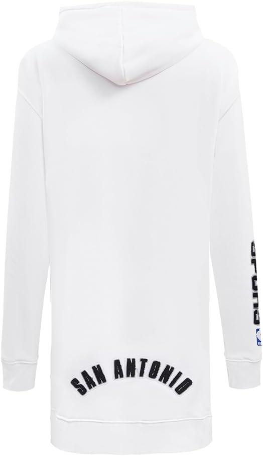 imageWomens NBA Classic Chenille Hoodie DressWhite