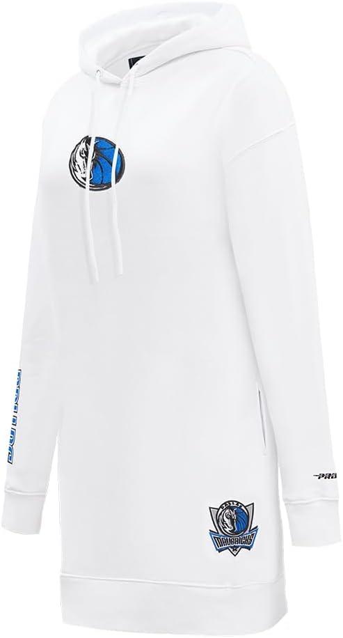imageWomens NBA Classic Chenille Hoodie DressWhite