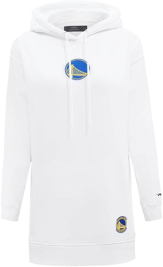 imageWomens NBA Classic Chenille Hoodie DressWhite