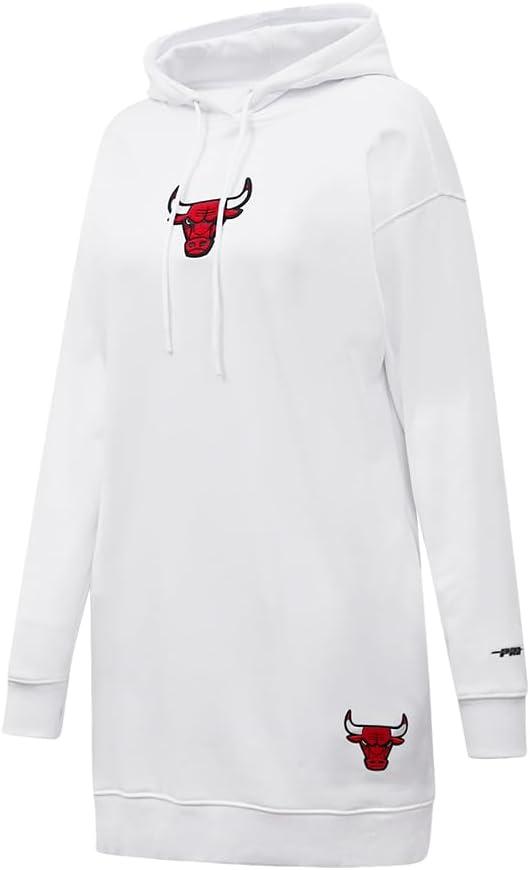 imageWomens NBA Classic Chenille Hoodie DressWhite