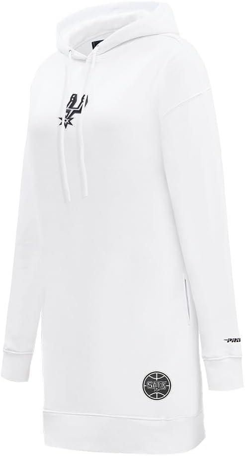 imageWomens NBA Classic Chenille Hoodie DressWhite