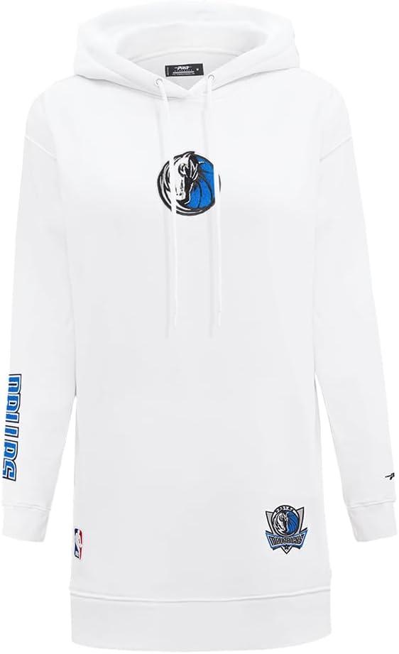 imageWomens NBA Classic Chenille Hoodie DressWhite