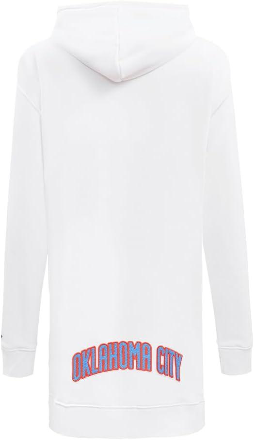 imageWomens NBA Classic Chenille Hoodie DressWhite