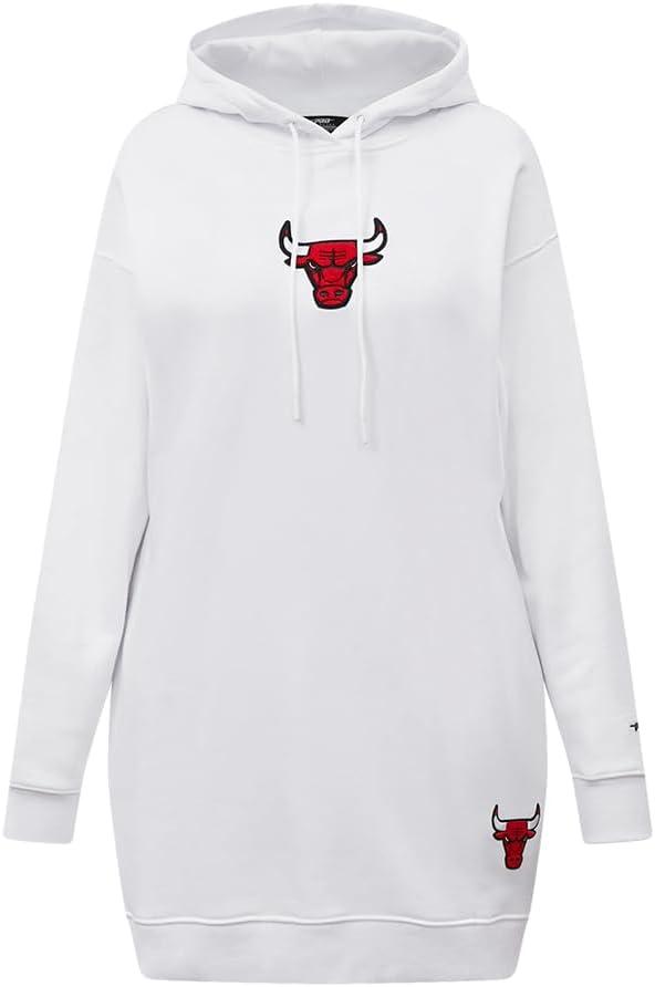 imageWomens NBA Classic Chenille Hoodie DressWhite