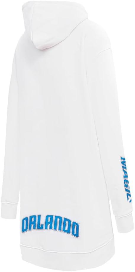 imageWomens NBA Classic Chenille Hoodie DressWhite