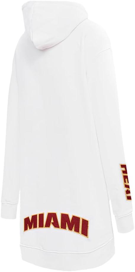 imageWomens NBA Classic Chenille Hoodie DressWhite