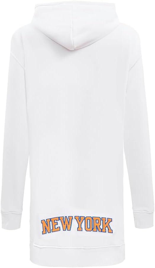 imageWomens NBA Classic Chenille Hoodie DressWhite