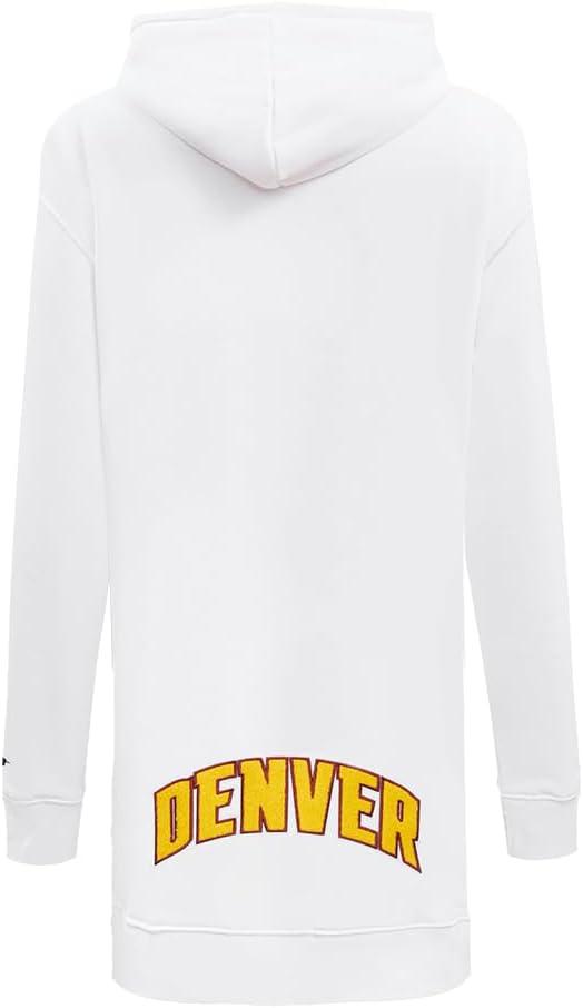 imageWomens NBA Classic Chenille Hoodie DressWhite