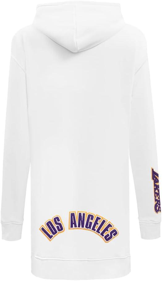 imageWomens NBA Classic Chenille Hoodie DressWhite
