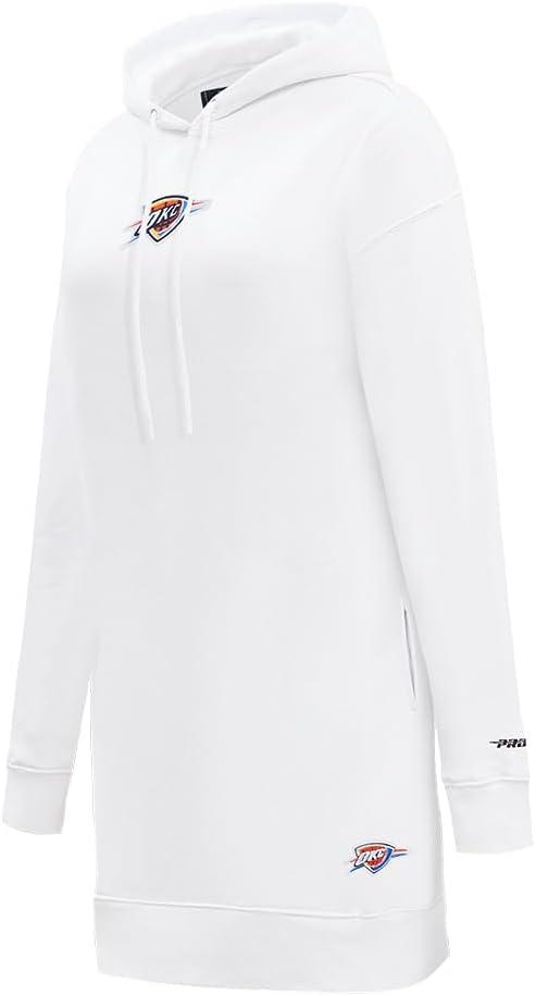 imageWomens NBA Classic Chenille Hoodie DressWhite