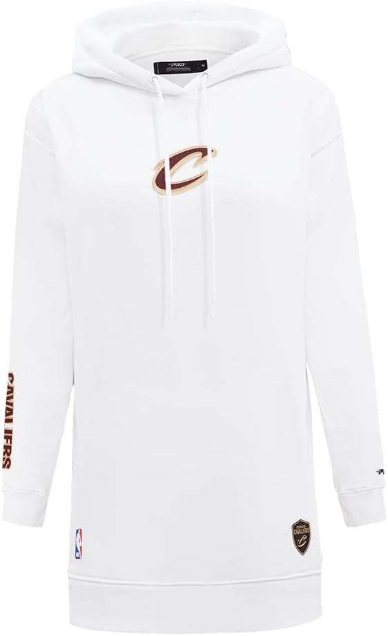 imageWomens NBA Classic Chenille Hoodie DressWhite