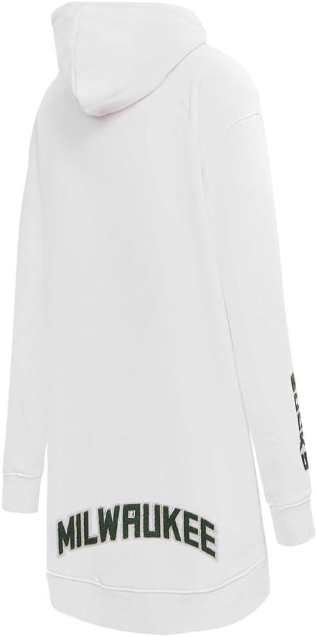 imageWomens NBA Classic Chenille Hoodie DressWhite