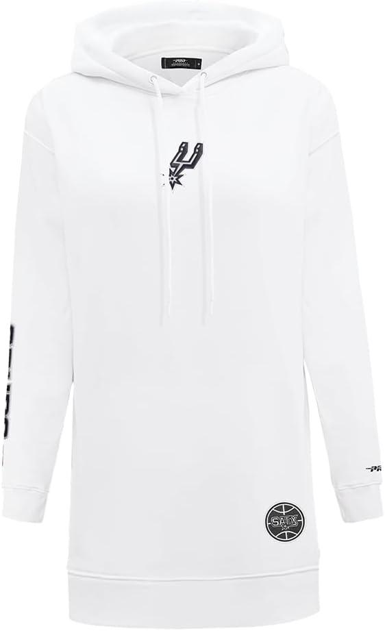 imageWomens NBA Classic Chenille Hoodie DressWhite