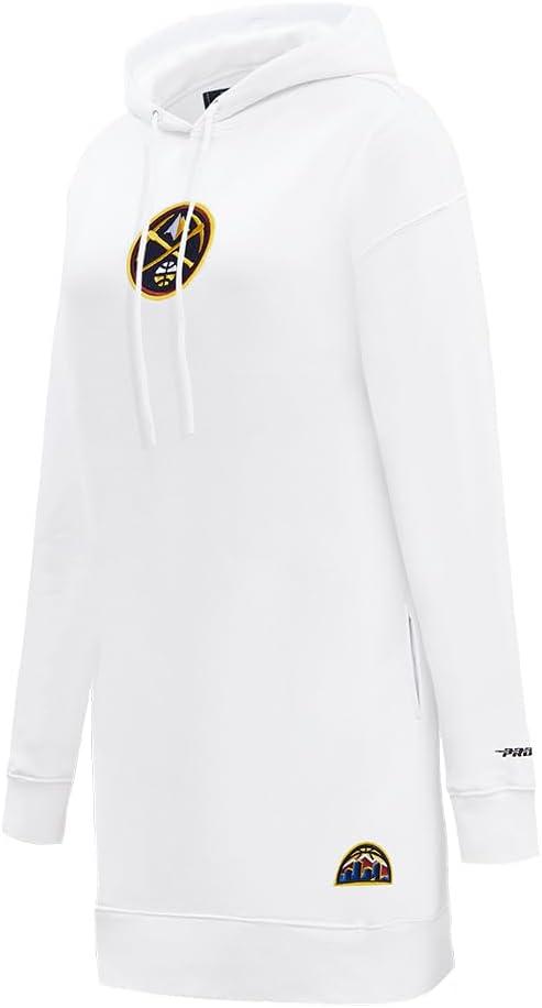 imageWomens NBA Classic Chenille Hoodie DressWhite