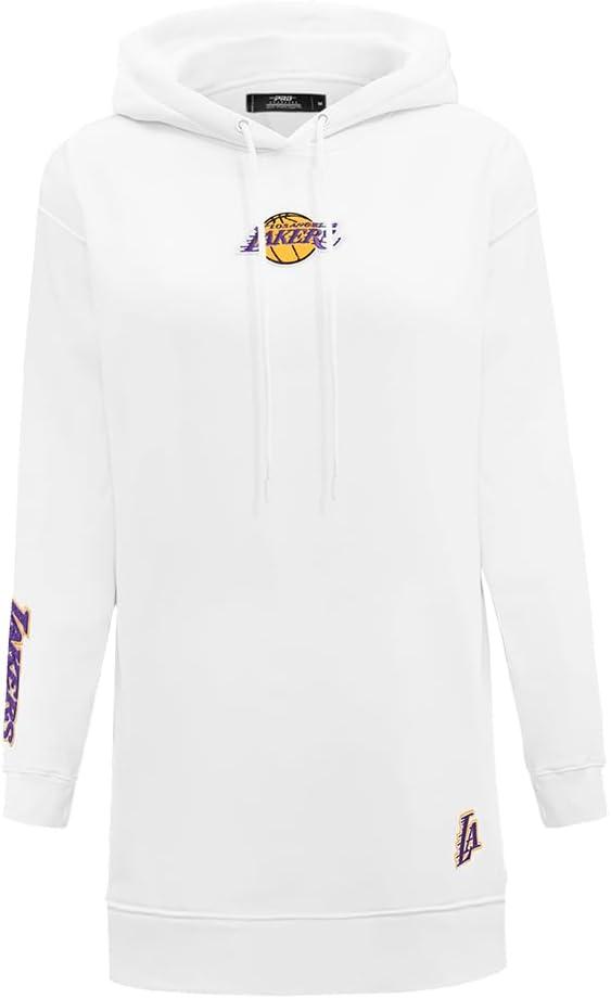 imageWomens NBA Classic Chenille Hoodie DressWhite