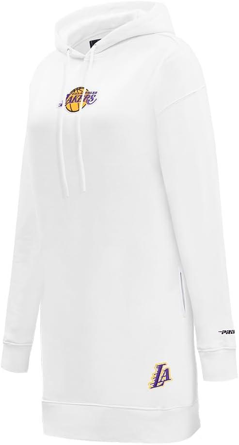 imageWomens NBA Classic Chenille Hoodie DressWhite