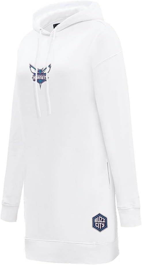 imageWomens NBA Classic Chenille Hoodie DressWhite