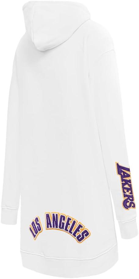 imageWomens NBA Classic Chenille Hoodie DressWhite