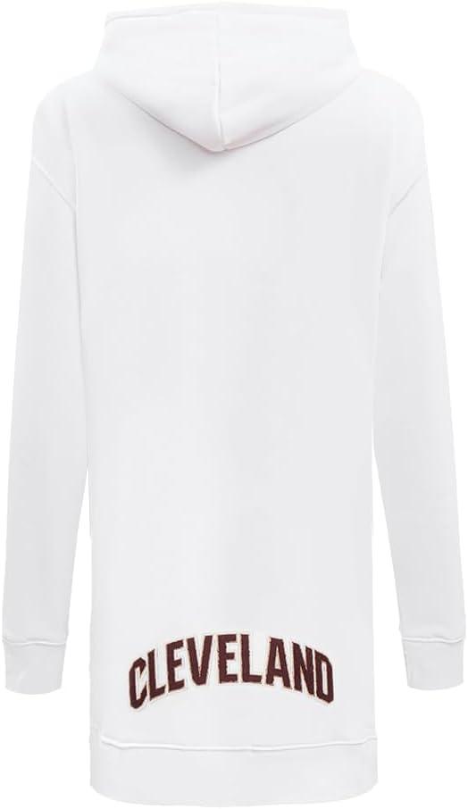 imageWomens NBA Classic Chenille Hoodie DressWhite