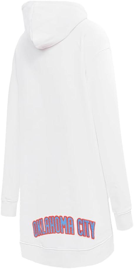 imageWomens NBA Classic Chenille Hoodie DressWhite