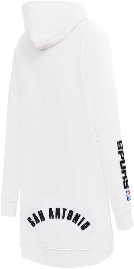 imageWomens NBA Classic Chenille Hoodie DressWhite