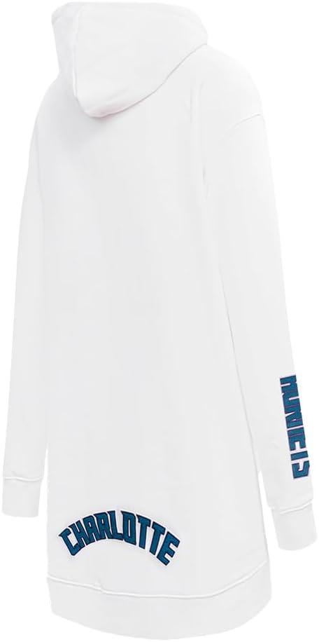 imageWomens NBA Classic Chenille Hoodie DressWhite