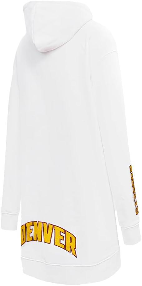 imageWomens NBA Classic Chenille Hoodie DressWhite