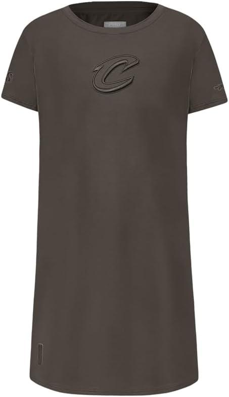 imagePro Standard Big Girls NBA Neutral Cotton Tee DressDark Taupe