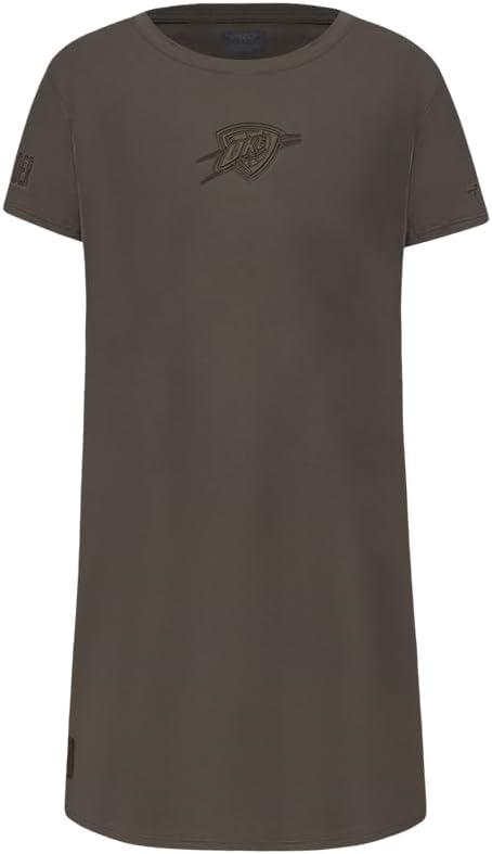 imagePro Standard Big Girls NBA Neutral Cotton Tee DressDark Taupe