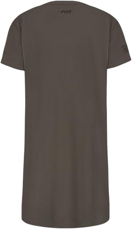 imagePro Standard Big Girls NBA Neutral Cotton Tee DressDark Taupe