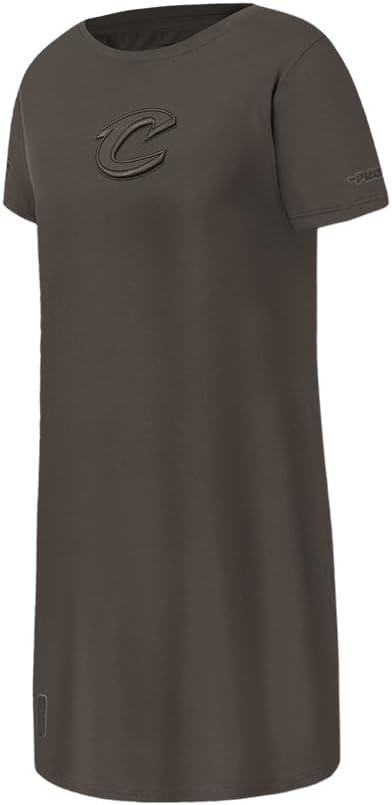 imagePro Standard Big Girls NBA Neutral Cotton Tee DressDark Taupe