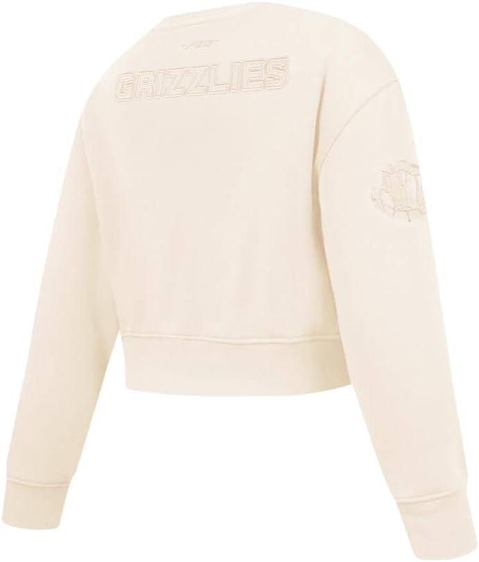 imagePro Standard Big Girls NBA Neutral Fleece Crewneck SweatshirtEggshell